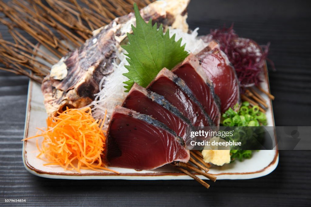 Bonito Sashimi Plate