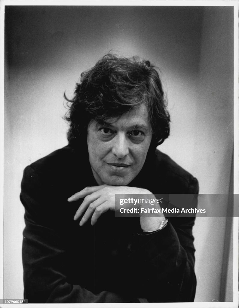 Stoppard: Syd.Playwright Mr. Tom Stoppard at ABC radio for Radio Atio Al Forum.... ABC today show to right (live broadcast) re: his EEW play: Arcadia: Opens Thursday performed by Sydney Theatre Co."The hardest part is the next sentence".... Tom Stoppard l