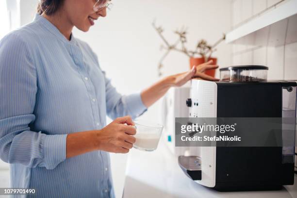 good start of the day - coffee machine home stock pictures, royalty-free photos & images