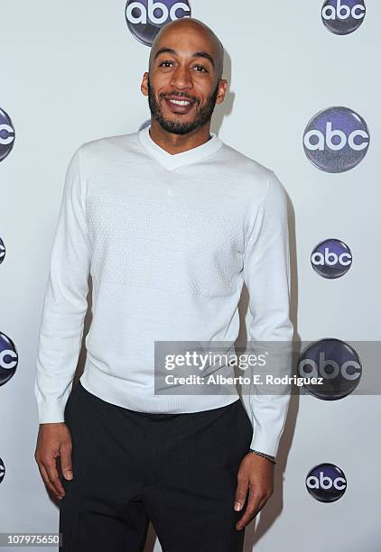 Actor James Lesure arrives to Disney ABC Television Group's TCA "Winter Press Tour" on January 10, 2011 in Pasadena, California.