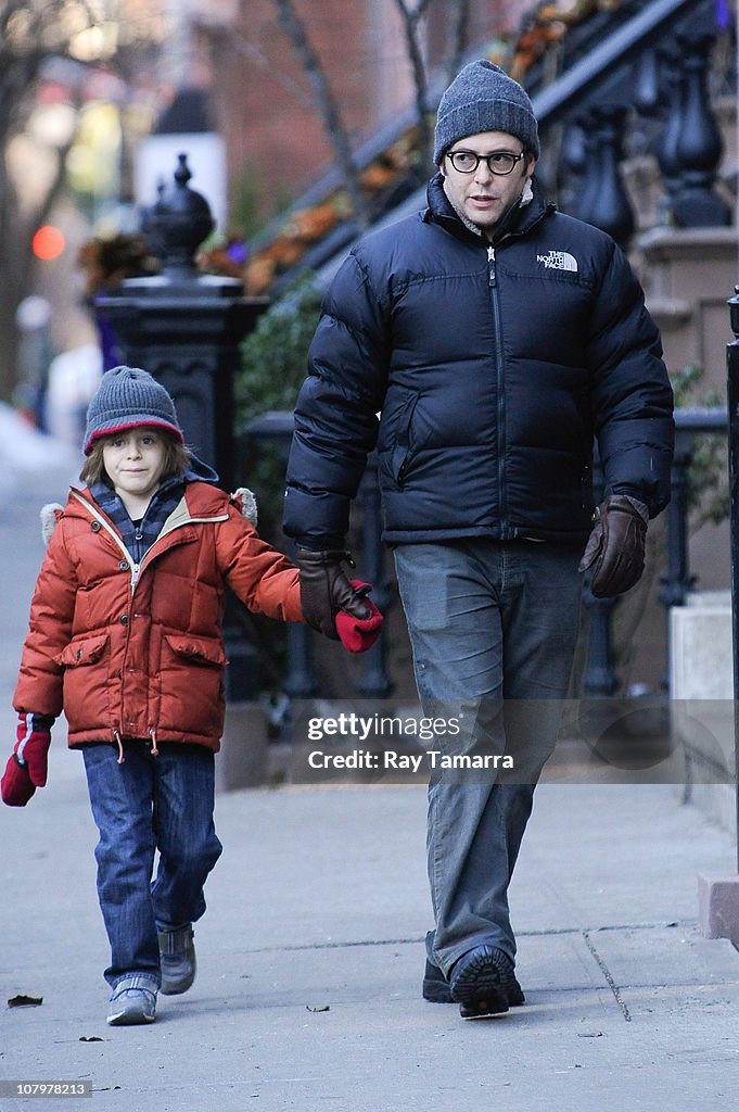 Celebrity Sightings In New York City - January 10, 2011