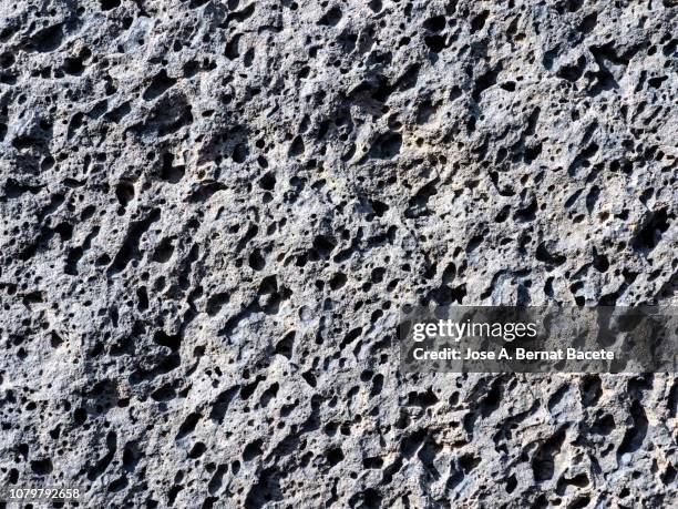 complete setting of the textures of the face of a volcanic rock with lava textures. - volcanic rock bildbanksfoton och bilder