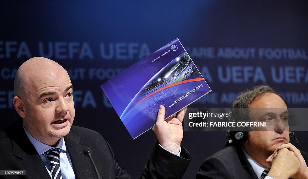 UEFA General secretary Gianni Infantino