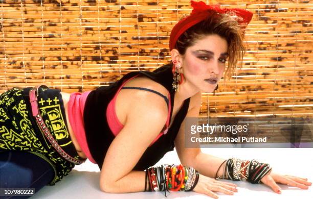 American singer Madonna in New York, 1984.