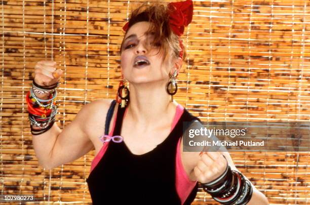 American singer Madonna in New York, 1984.