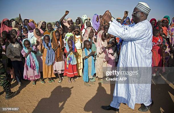 CLIENTSPicture released by the United Nations Assistance Mission in Darfur January 2011 shows UNAMID Joint Special Representative, Ibrahim Gambari,...