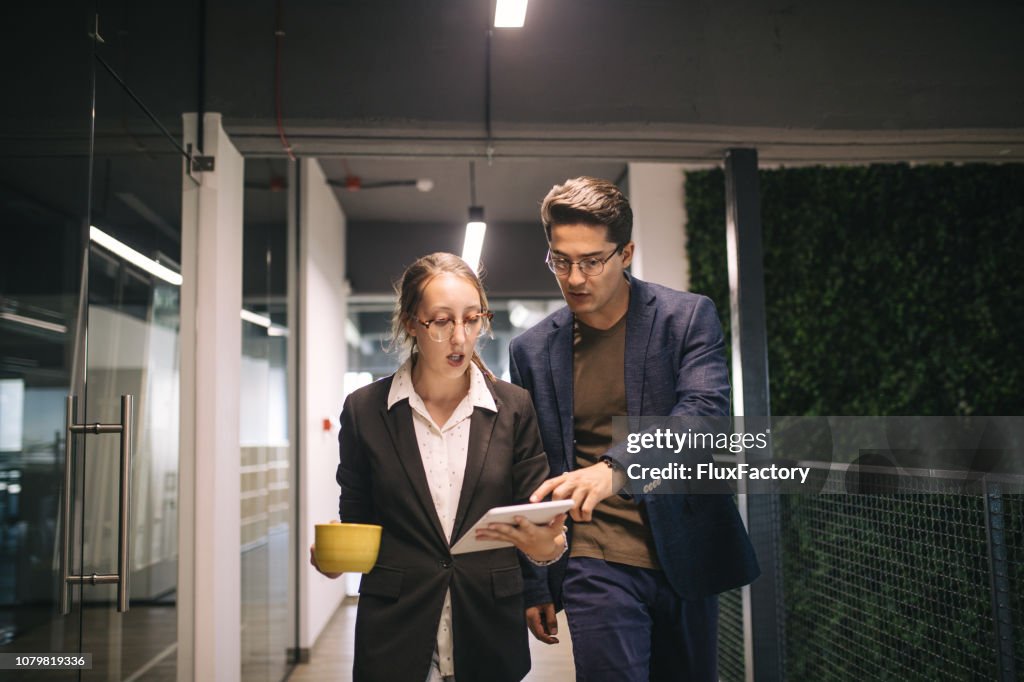 Partners In Problem Solving Business Partners Working Together On Problem Solving High-Res Stock ...