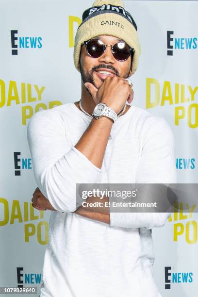 Episode 190108 -- Pictured: Romeo Miller of "Growing up Hip Hop" poses for a photo son set --