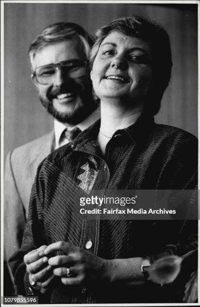 On couples who choose not to have children.Judith Blayden and her husband Ian. August 20, 1987. .