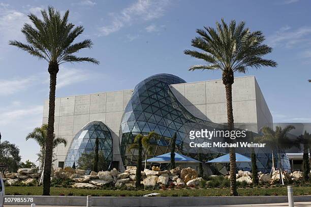 An external view of the Dali Museum on January 11, 2011 in St Petersburg, Florida.