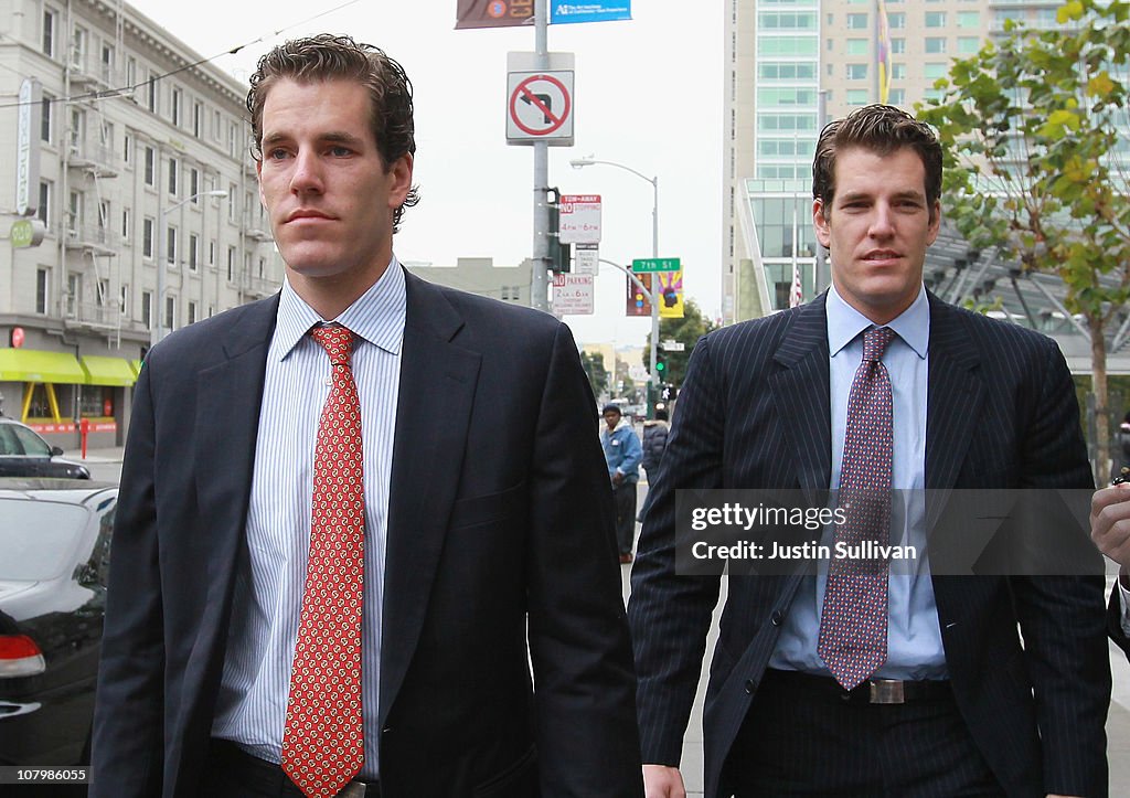 Winklevoss Twins Appear In Court To Ask Judge To Void Previous Settlement In Case Against Facebook