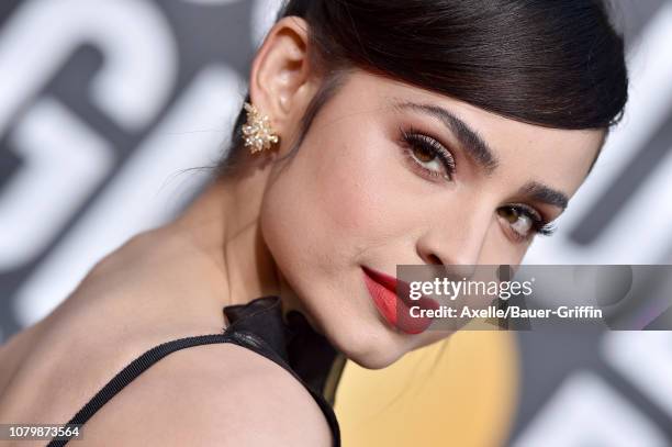 Sofia Carson attends the 76th Annual Golden Globe Awards at The Beverly Hilton Hotel on January 6, 2019 in Beverly Hills, California.