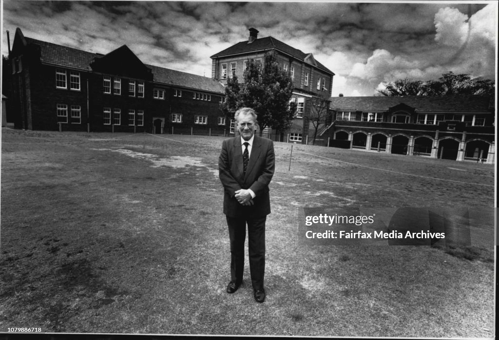 Sports master at shore school, North Sydney, Neville Emery who is retiring after 32 tears of service...