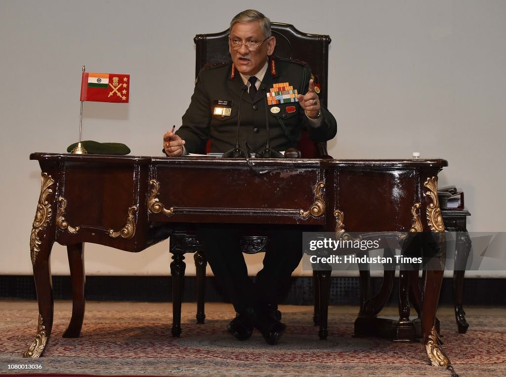 Annual Press Conference Of Army Chief General Bipin Rawat