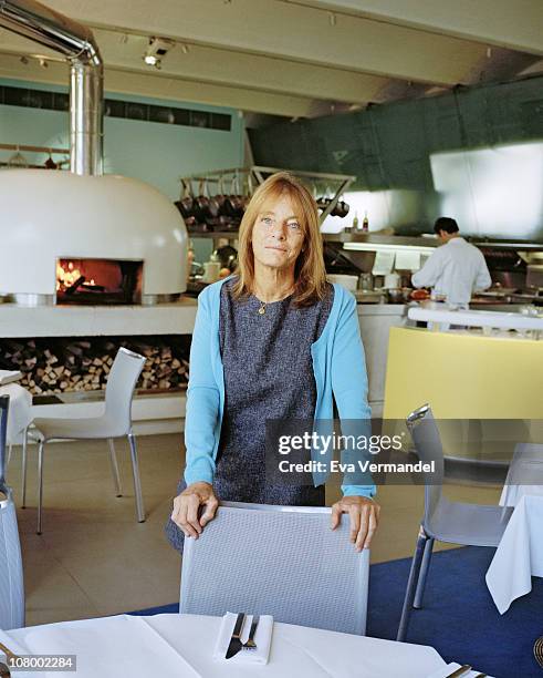 Chef Ruth Rogers poses for a portrait shoot in London on September 12, 2010.