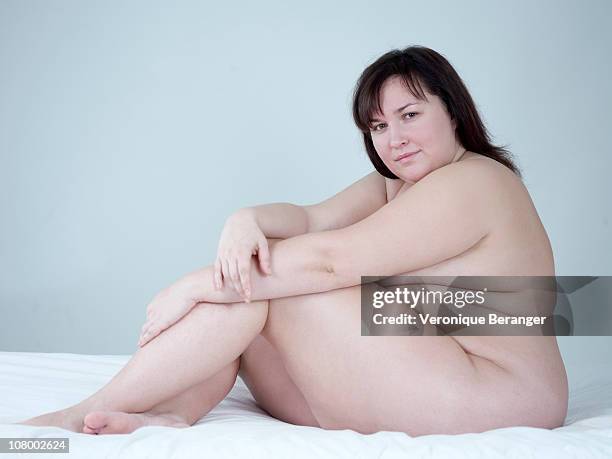 obese woman's nude - beautiful bare women stock pictures, royalty-free photos & images