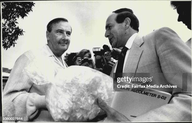 The 5 Millionth Random Breath Testing person to be pulled over since the RBT introduction was Mr. Geoffrey Kerrison, a reformed alcoholic from Double...