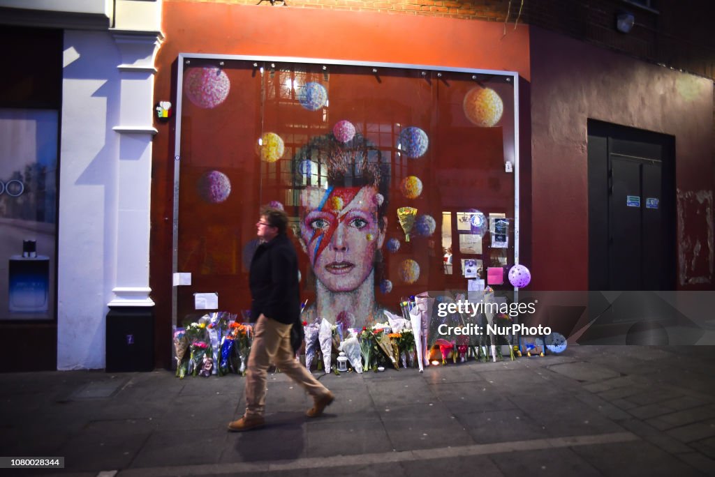 David Bowie's Death Anniversary In London