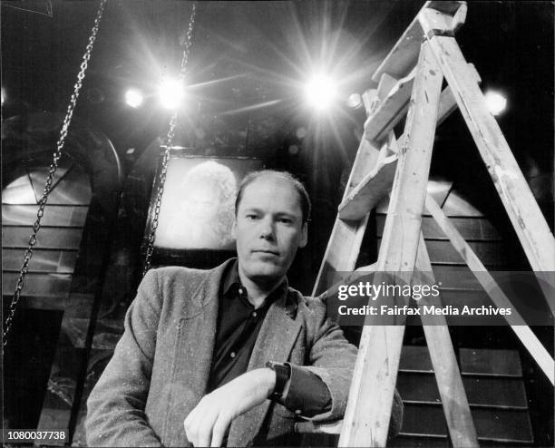 Jimmy takes a rest"Portrait of Jimmy Sharman, stage manager/director of New show at the Opera House. July 16, 1981. .