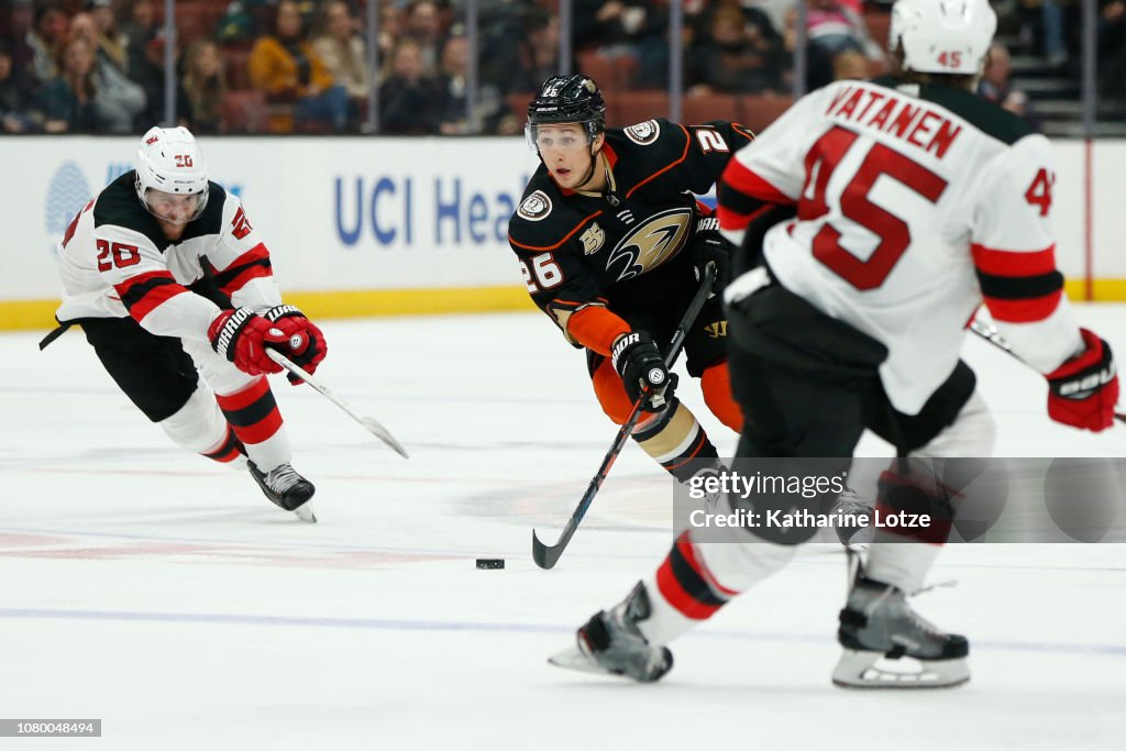 New Jersey Devils v Anaheim Ducks