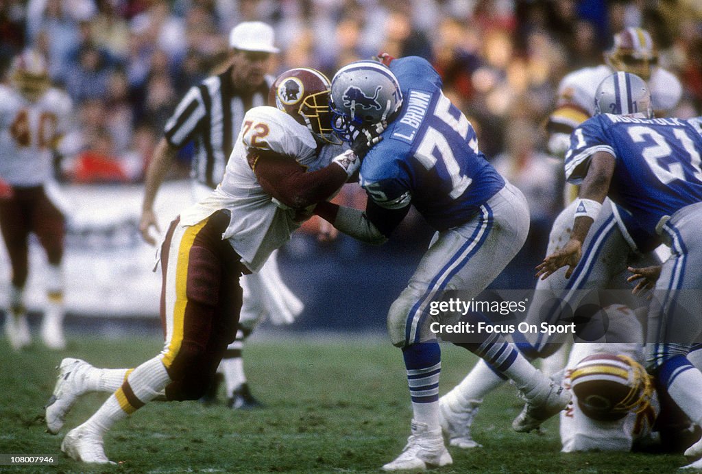 Detroit Lions v Washington Redskins