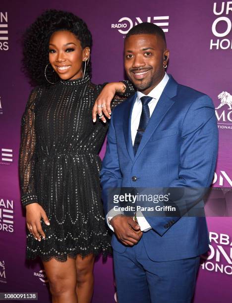 Brandy Norwood and Ray J attend 2018 Urban One Honors at La Vie on December 9, 2018 in Washington, DC.