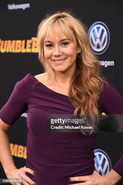 Megyn Price attends the global premiere of Paramount Pictures' film 'Bumblebee' on December 09, 2018 in Hollywood, California.