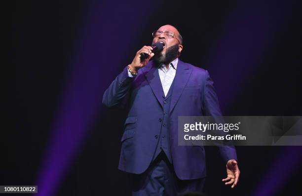 Singer Marvin Sapp performs onstage during 2018 Urban One Honors at The Anthem on December 9, 2018 in Washington, DC.