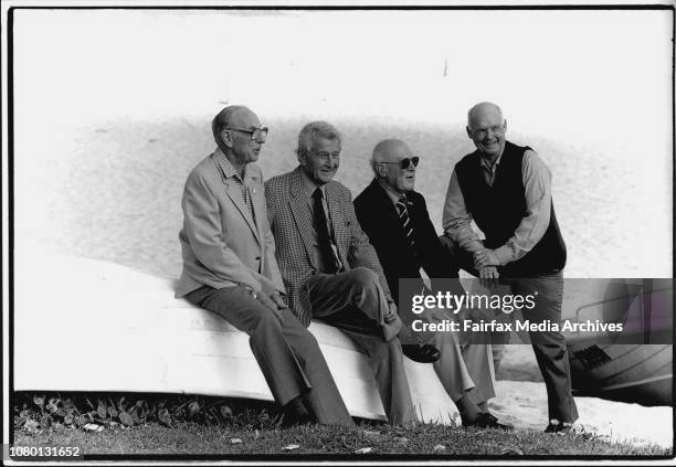 The 50th anniversary of D-Day is drawing near and four veterns Will travel to Europe for the ceremony.The four veterans at Coogee Beach where they...