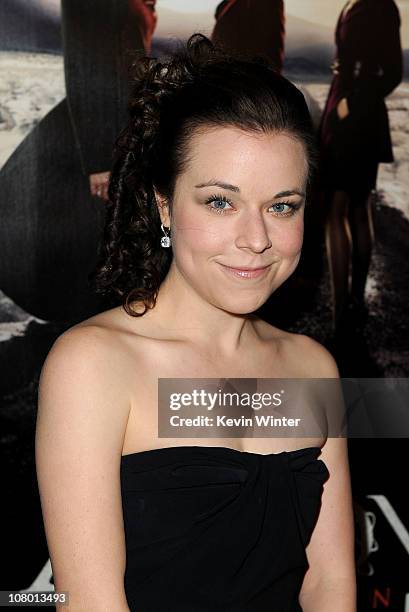 Actress Tina Majorino arrives at HBO's "Big Love" Season 5 premiere at Directors Guild of America on January 12, 2011 in Los Angeles, California.