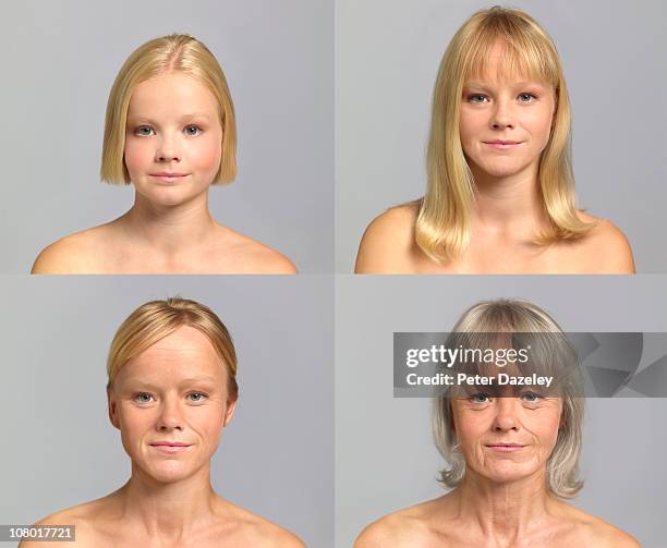 from child to adult, the ageing process - girl stage stock pictures, royalty-free photos & images