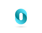 Letter O or number 0 logo icon design