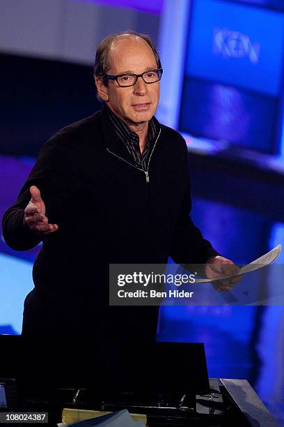 Executive Producer of "Jeopardy!" Harry Friedman attends a press conference to discuss the upcoming Man V. Machine "Jeopardy!" competition at the IBM...