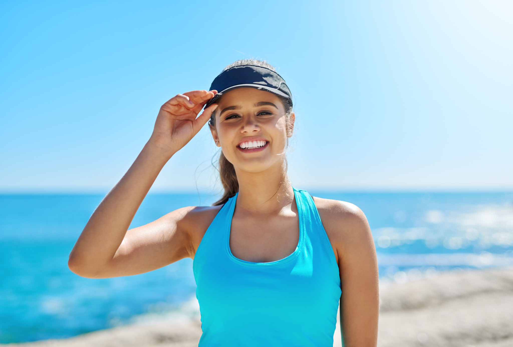 I'm dressed for a workout under the sun! I'm dressed for a workout under the sun!
