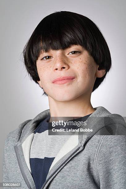 portrait of a confident boy 9-11 years - 10 to 13 years stock pictures, royalty-free photos & images