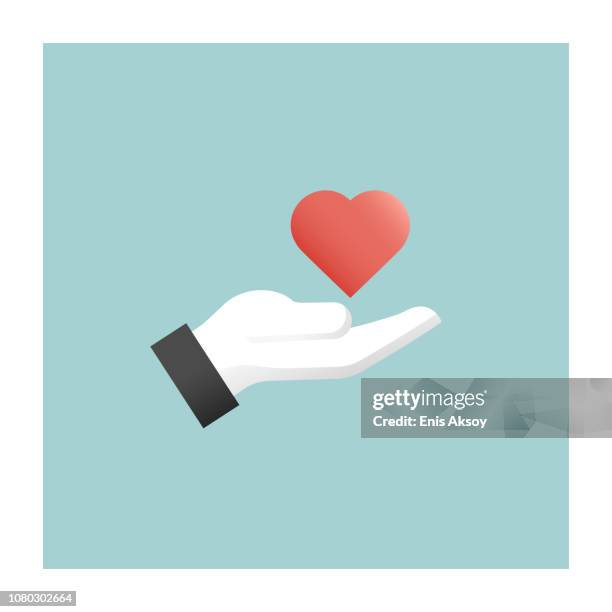 compassion icon - charitable foundation stock illustrations