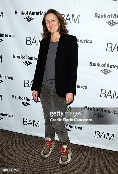 Fiona Shaw attends the "John Gabriel Borkman" after party at the Brooklyn Academy of Music on January 13, 2011 in New York City.