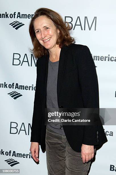 Fiona Shaw attends the "John Gabriel Borkman" after party at the Brooklyn Academy of Music on January 13, 2011 in New York City.