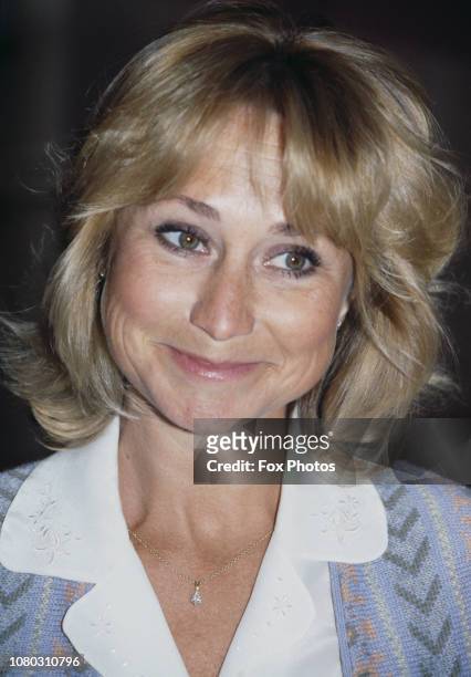 English actress Felicity Kendal, who is set to star in a new production of the Tom Stoppard play 'Jumpers', 1985.