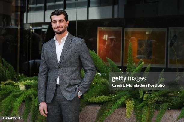 Italian actor Francesco Bruni attends the photocall of the film Amici come prima presented at the Visconti Hotel. Rome, December 10th, 2018