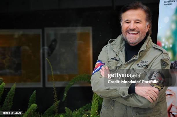 Italian actor and director Christian De Sica attends the photocall of the film Amici come prima presented at the Visconti Hotel. Rome, December 10th,...