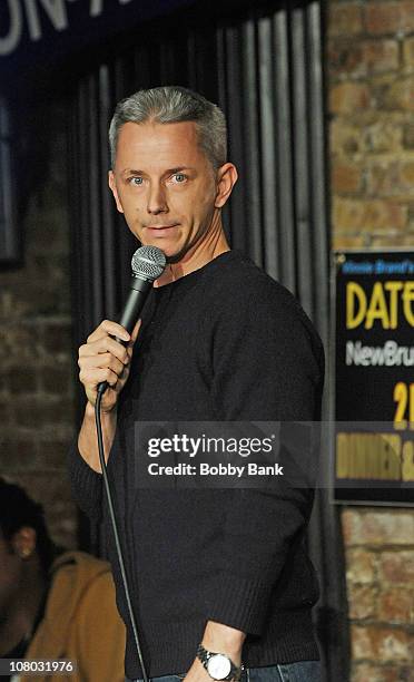 Brian Cichocki performs at The Stress Factory Comedy Club on January 13, 2011 in New Brunswick, New Jersey.