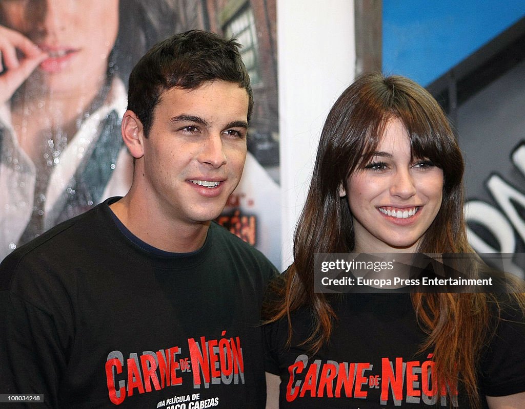 Mario Casas And Blanca Suarez Attend 'Carne De Neon' Premiere In Madrid