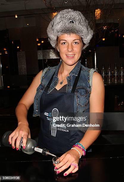 Anastasia Pavlyuchenkova attends the ANZ Taste of Tennis at the Grand Hyatt Melbourne on January 14, 2011 in Melbourne, Australia.