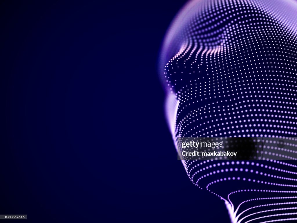 Intelligent Abstract Visualization Virtual Reality Concept Abstract Visualization Of Artificial ...