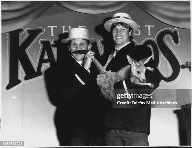 The First Kangaroos, A made-for-television movie from Network Ten. A reception was held at the members bar at the S.C.G.Wayne Pearce &amp; Andrew...