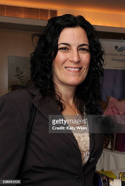 S Head of Casting Carrie Frazier poses at the 2011 DPA Golden Globes Gift Suite at the L'Ermitage Hotel on January 14, 2011 in Beverly Hills,...