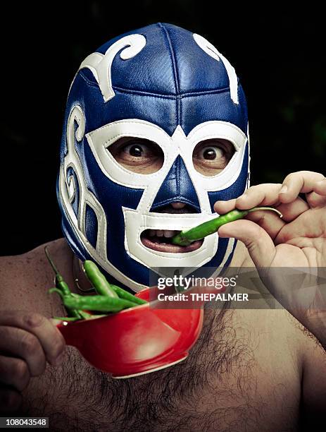 figther wrestling - lucha libre stock pictures, royalty-free photos & images