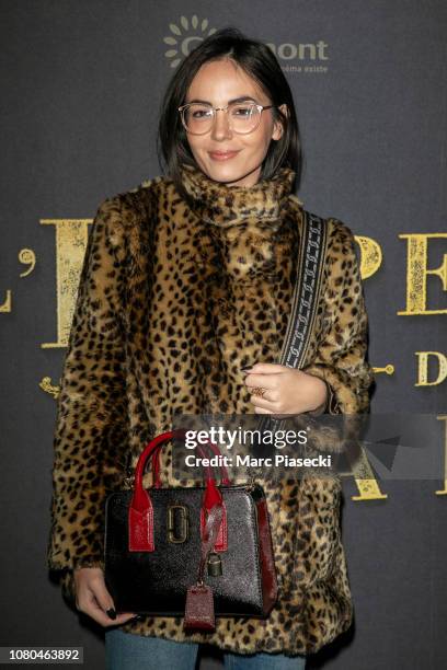 Agathe Auproux attends the 'L'Empereur de Paris' Premiere at cinema Gaumont Opera on December 10, 2018 in Paris, .