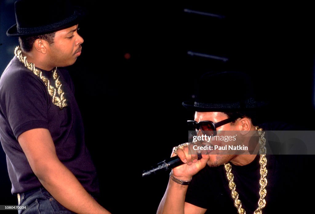 Run DMC Performing At Madison Square Garden